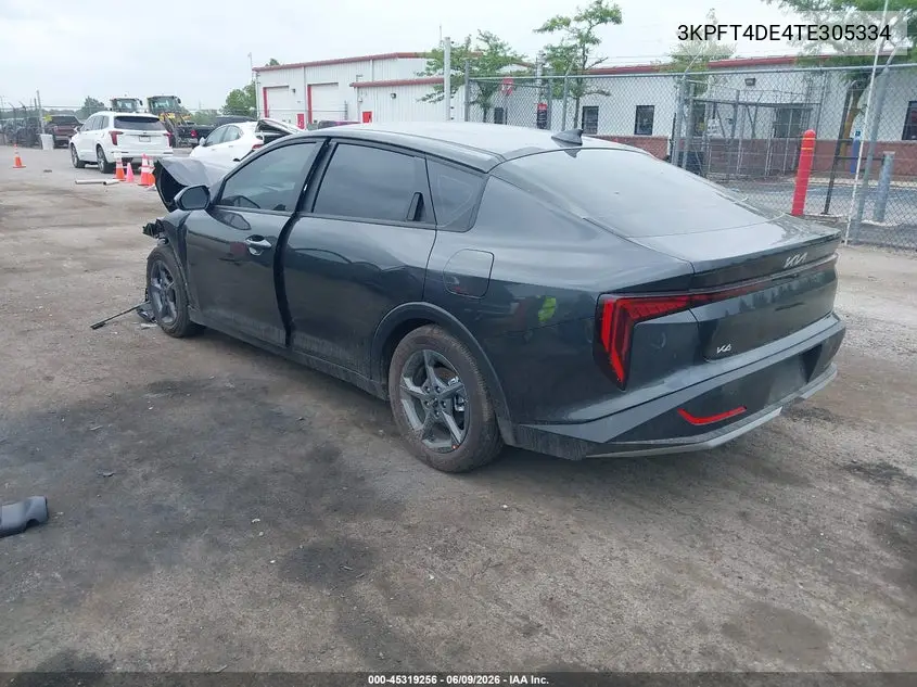 2026 Kia K4 Lxs VIN: 3KPFT4DE4TE305334 Lot: 45319256