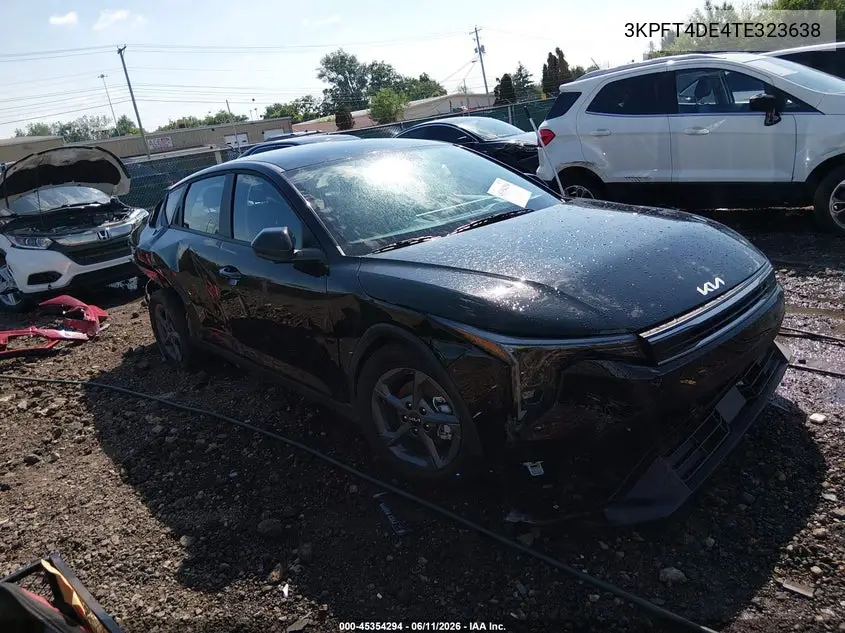 2026 Kia K4 Lxs VIN: 3KPFT4DE4TE323638 Lot: 45354294