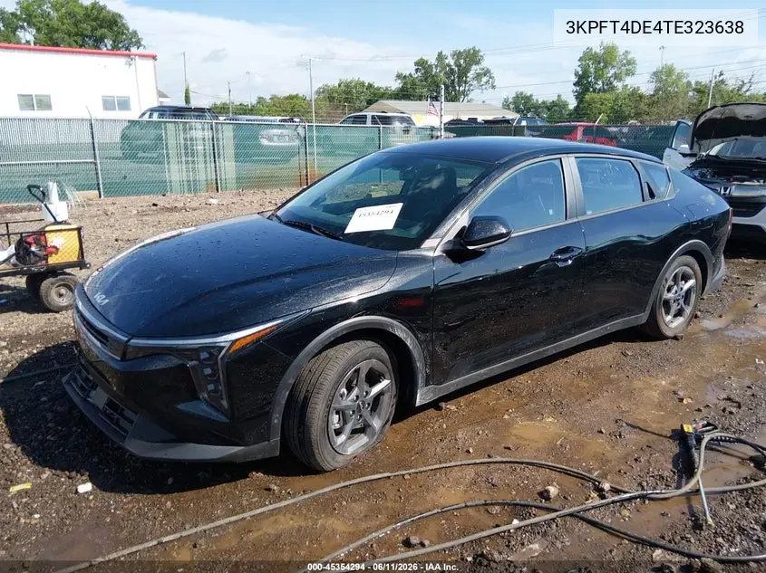2026 Kia K4 Lxs VIN: 3KPFT4DE4TE323638 Lot: 45354294