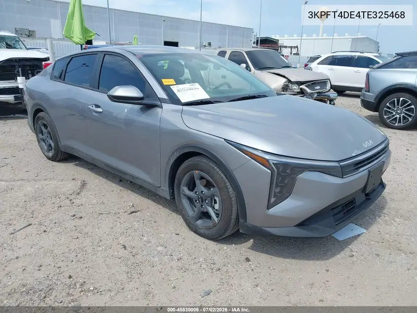 2026 Kia K4 Lxs VIN: 3KPFT4DE4TE325468 Lot: 45530006