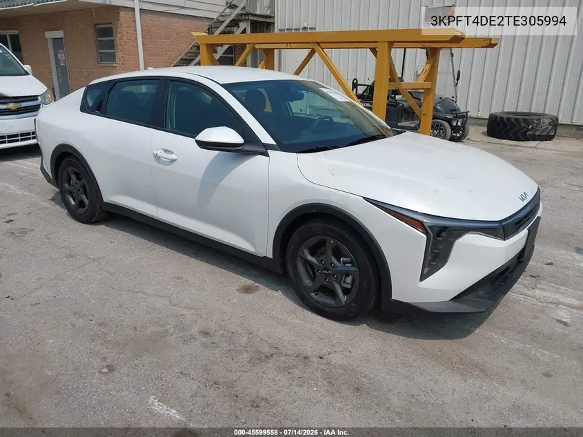 2026 Kia K4 Lxs VIN: 3KPFT4DE2TE305994 Lot: 45599558