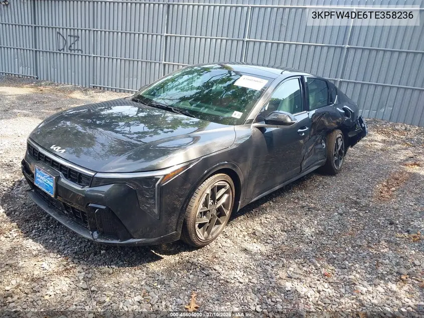 2026 Kia K4 Gt-Line VIN: 3KPFW4DE6TE358236 Lot: 45605000