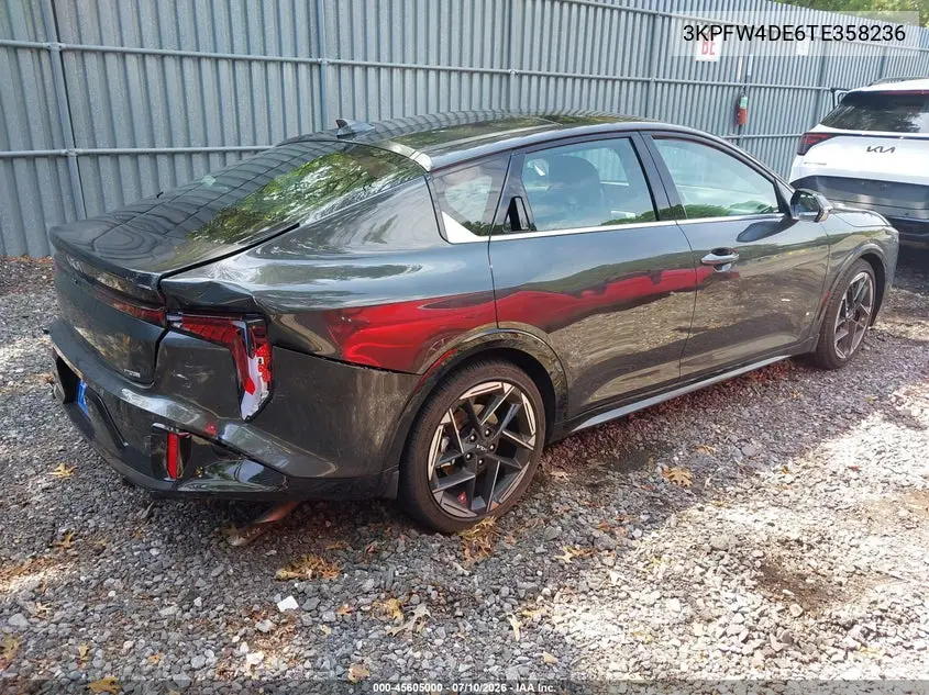 2026 Kia K4 Gt-Line VIN: 3KPFW4DE6TE358236 Lot: 45605000