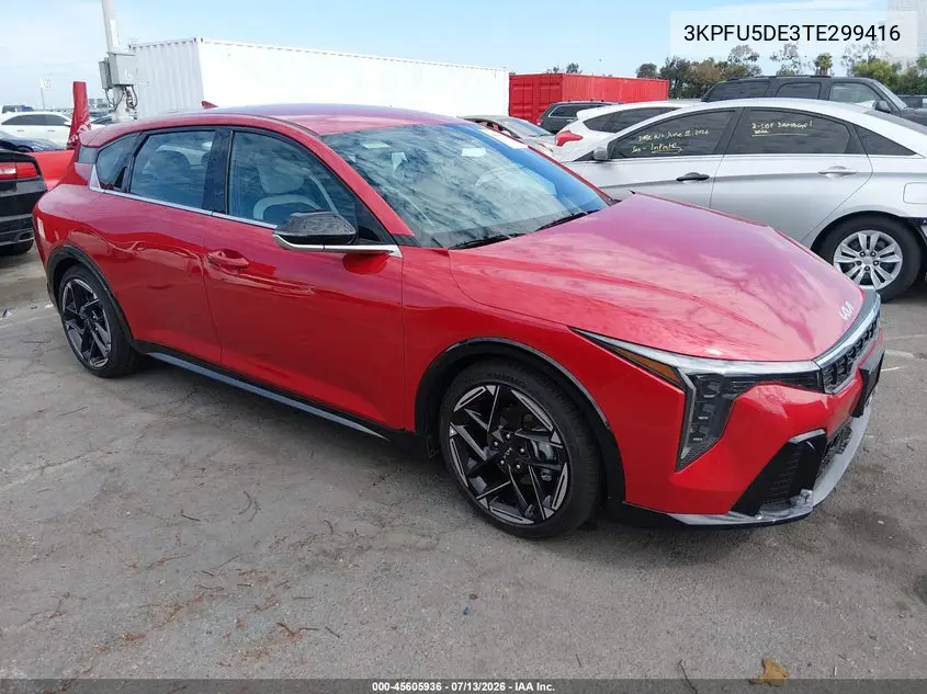 2026 Kia K4 Gt-Line VIN: 3KPFU5DE3TE299416 Lot: 45605936