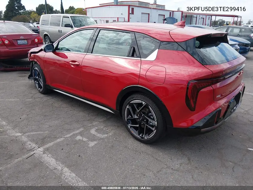 2026 Kia K4 Gt-Line VIN: 3KPFU5DE3TE299416 Lot: 45605936