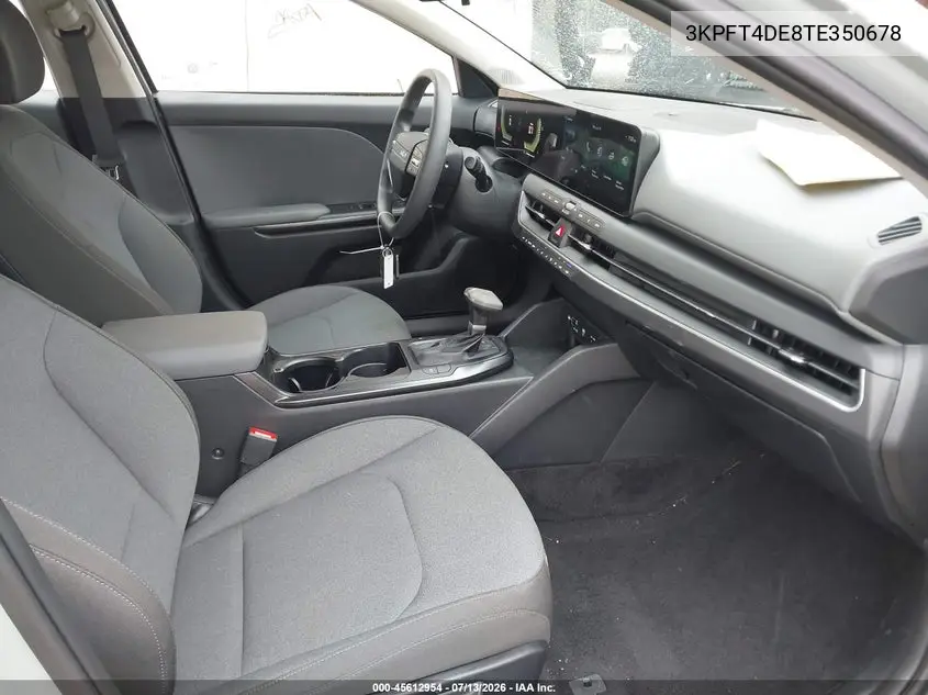 2026 Kia K4 Lxs VIN: 3KPFT4DE8TE350678 Lot: 45612954
