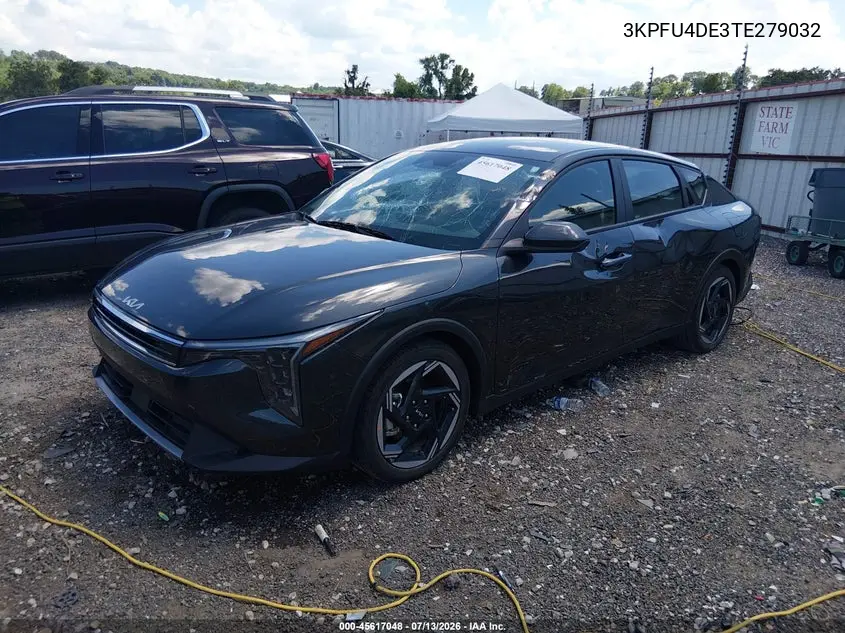 2026 Kia K4 Ex VIN: 3KPFU4DE3TE279032 Lot: 45617048
