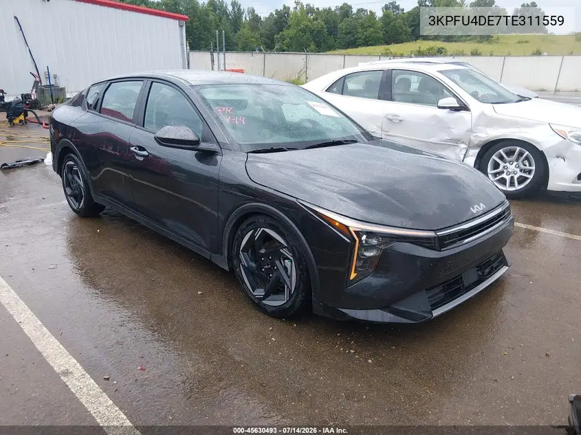 2026 Kia K4 Ex VIN: 3KPFU4DE7TE311559 Lot: 45630493