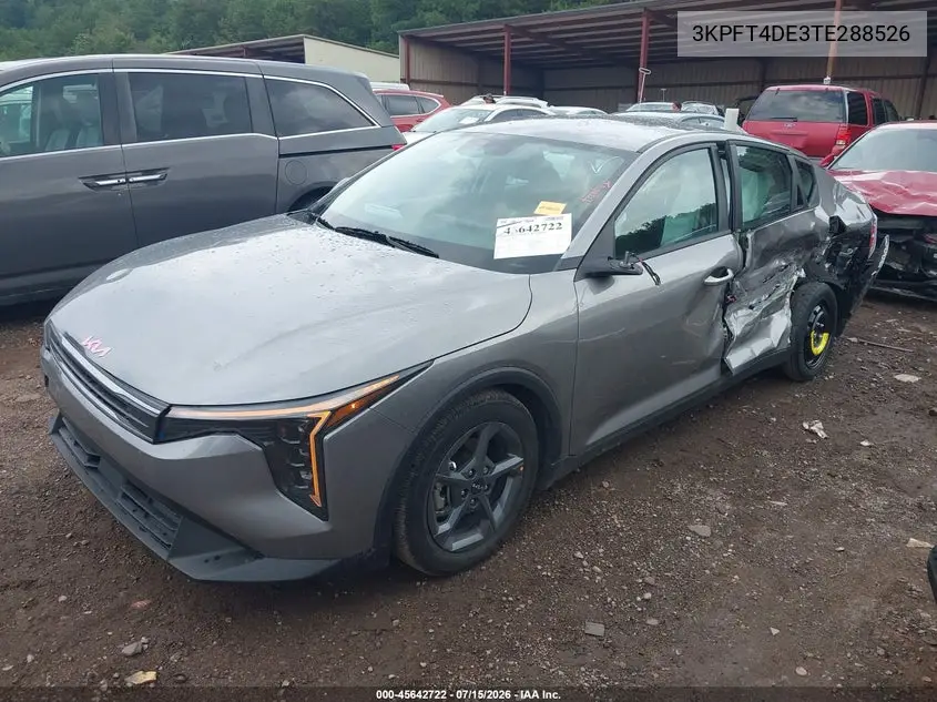 2026 Kia K4 Lxs VIN: 3KPFT4DE3TE288526 Lot: 45642722
