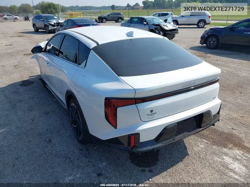 2026 Kia K4 Gt-Line VIN: 3KPFW4DEXTE271729 Lot: 45656685