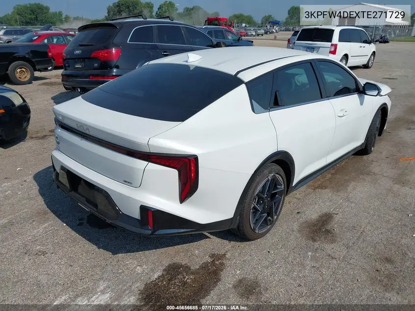 2026 Kia K4 Gt-Line VIN: 3KPFW4DEXTE271729 Lot: 45656685