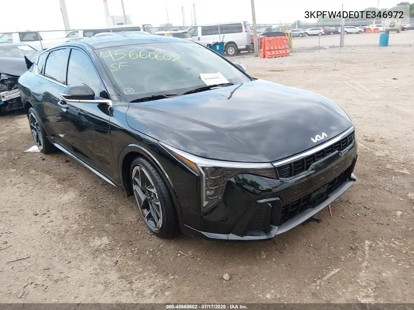 2026 Kia K4 Gt-Line VIN: 3KPFW4DE0TE346972 Lot: 45660602