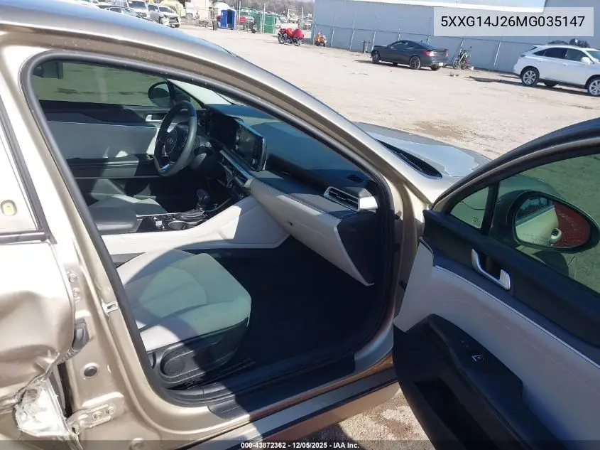 5XXG14J26MG035147 2021 Kia K5 Lxs