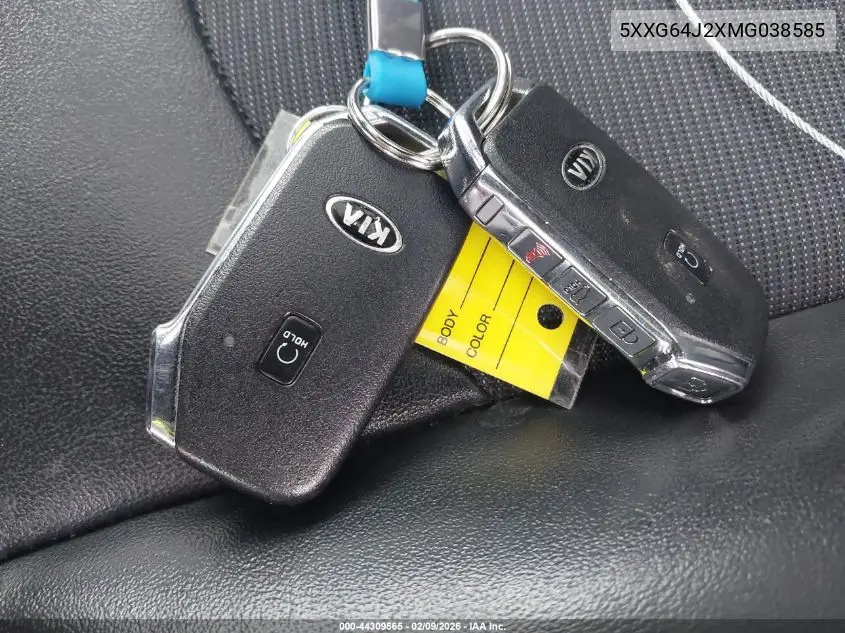 2021 Kia K5 Gt Line VIN: 5XXG64J27MG007987 Lot: 44309565