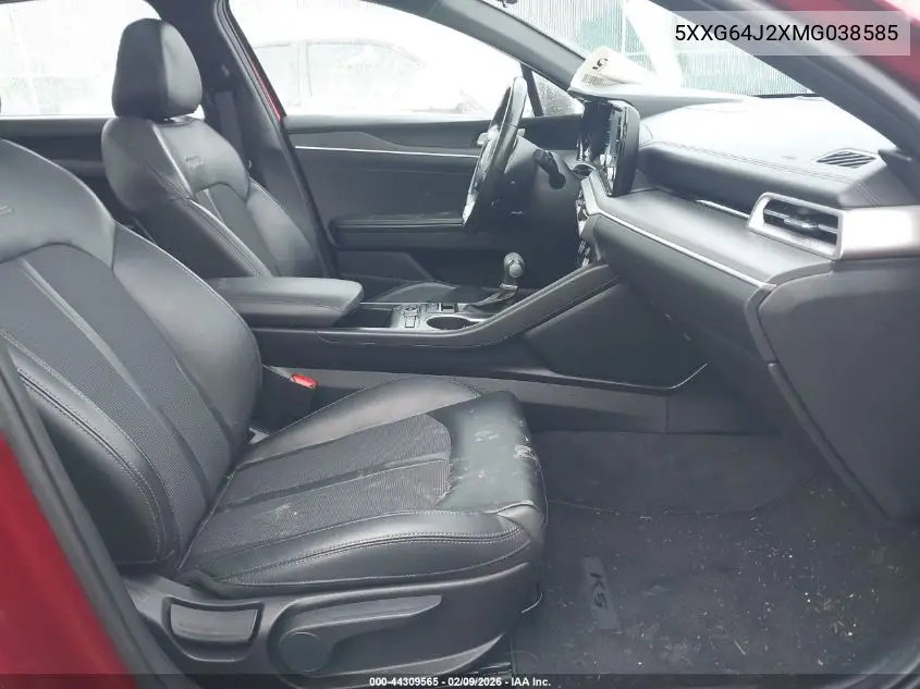 2021 Kia K5 Gt Line VIN: 5XXG64J27MG007987 Lot: 44309565