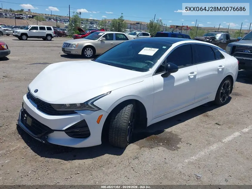 2021 Kia K5 Gt-Line VIN: 5XXG64J28MG076686 Lot: 45221352