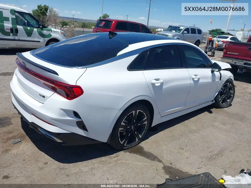 2021 Kia K5 Gt-Line VIN: 5XXG64J28MG076686 Lot: 45221352