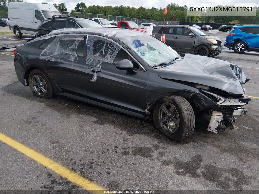 2021 Kia K5 Lxs VIN: 5XXG14J2XMG015791 Lot: 45323448