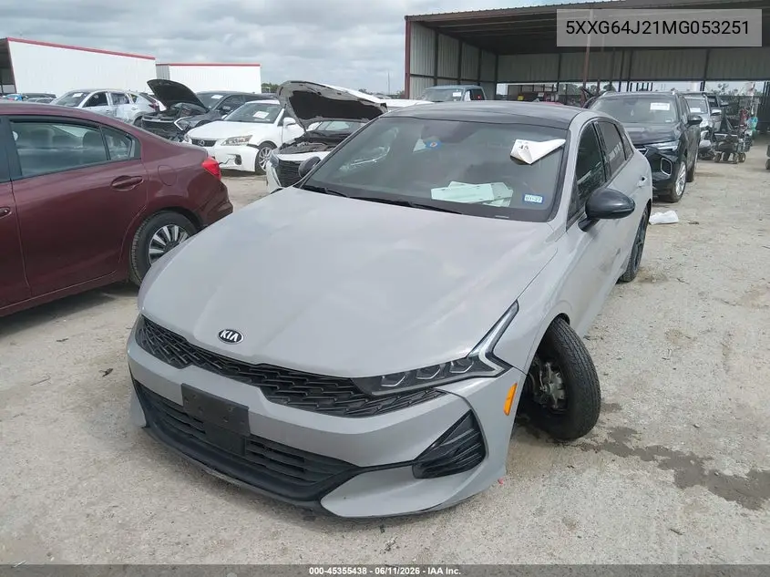 2021 Kia K5 Gt-Line VIN: 5XXG64J21MG053251 Lot: 45355438