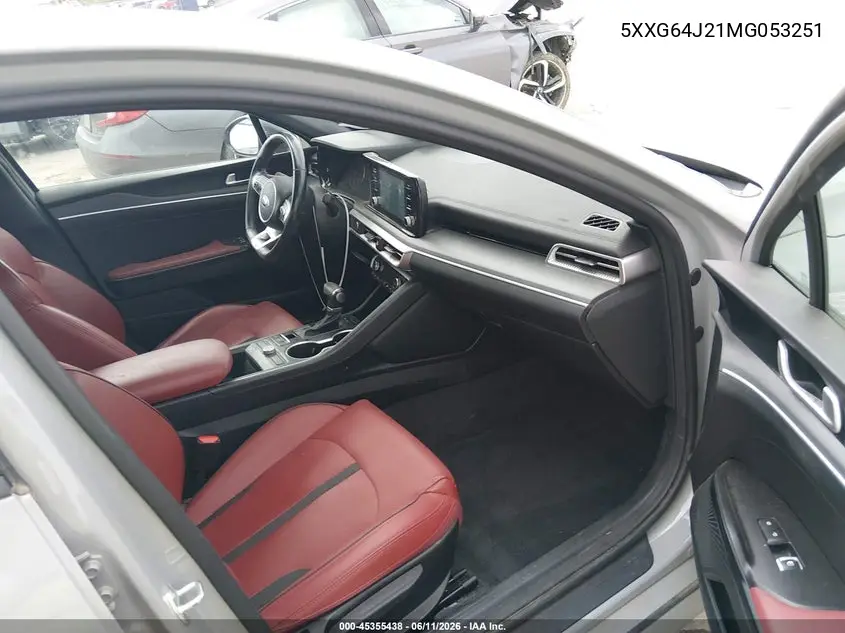 2021 Kia K5 Gt-Line VIN: 5XXG64J21MG053251 Lot: 45355438