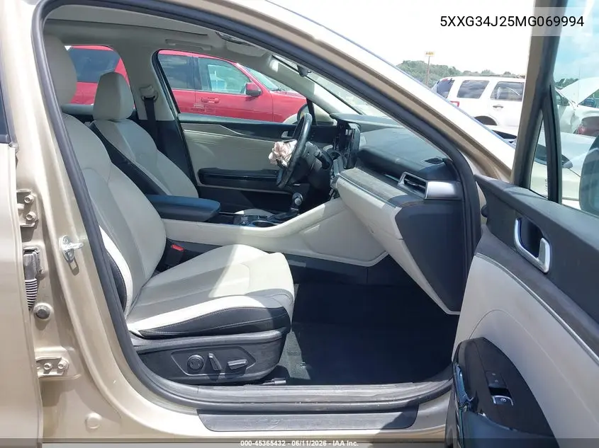 2021 Kia K5 Ex VIN: 5XXG34J25MG069994 Lot: 45365432