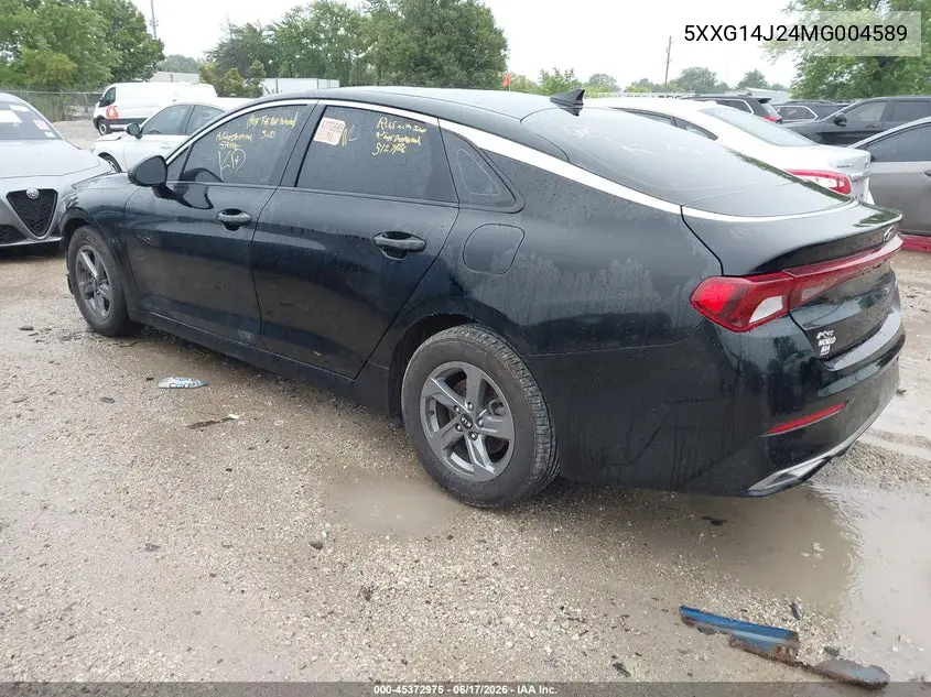 2021 Kia K5 Lxs VIN: 5XXG14J24MG004589 Lot: 45372975