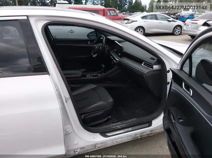 2021 Kia K5 Gt-Line VIN: 5XXG64J27MG013143 Lot: 45557399