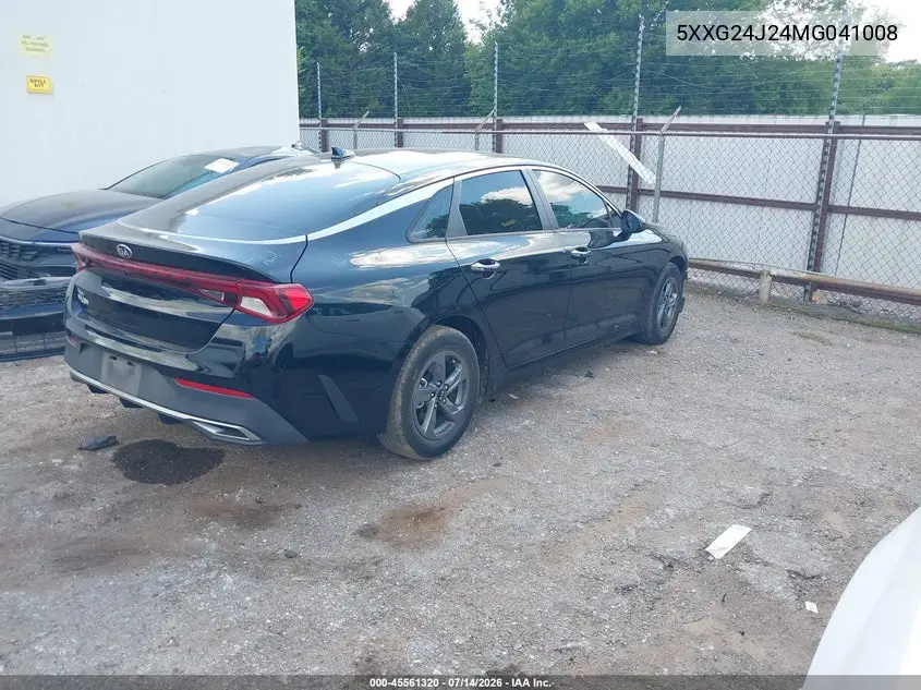 2021 Kia K5 Lx VIN: 5XXG24J24MG041008 Lot: 45561320