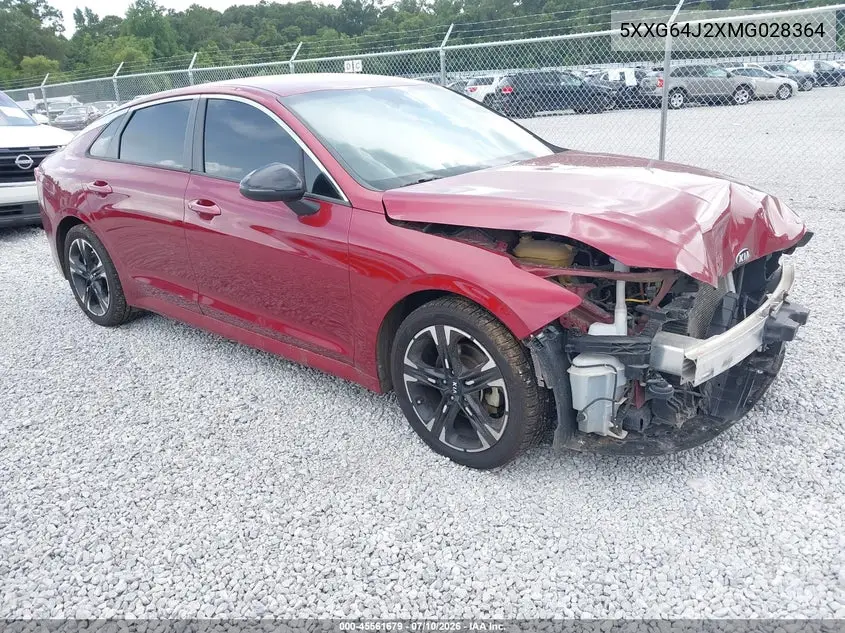2021 Kia K5 Gt-Line VIN: 5XXG64J2XMG028364 Lot: 45561679