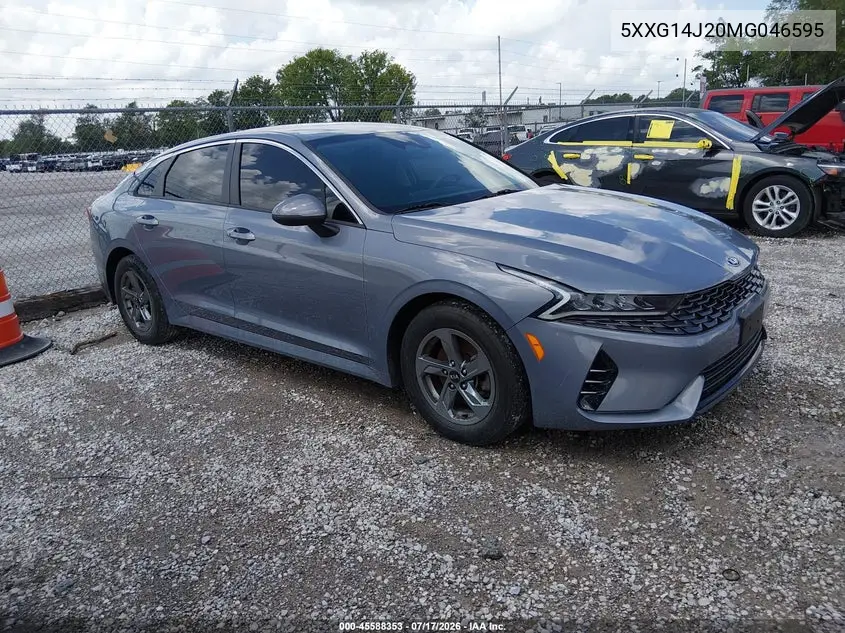 2021 Kia K5 Lxs VIN: 5XXG14J20MG046595 Lot: 45588353