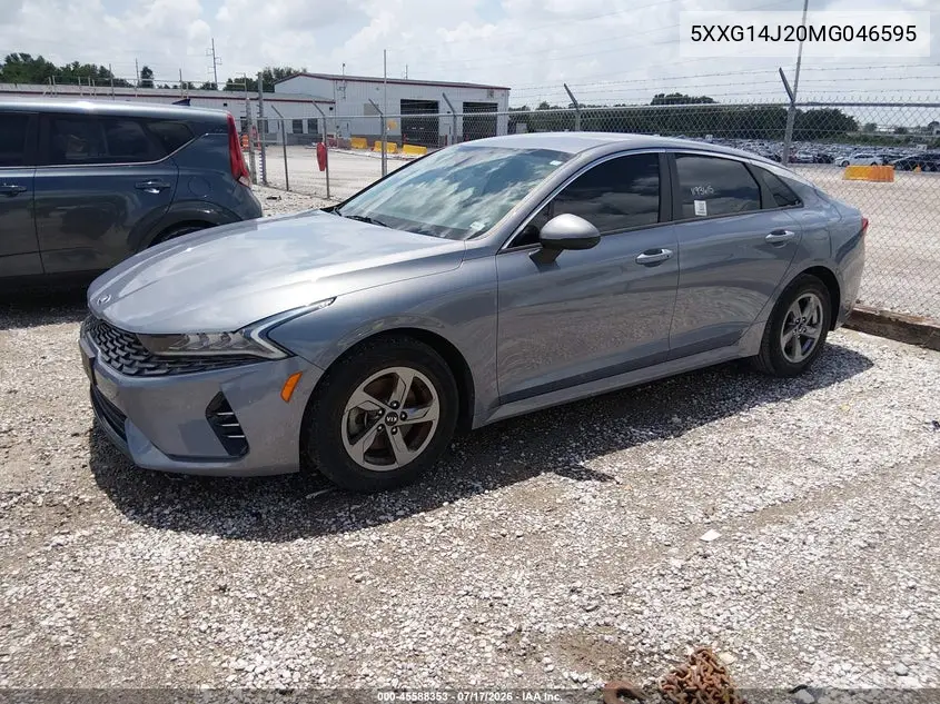 2021 Kia K5 Lxs VIN: 5XXG14J20MG046595 Lot: 45588353