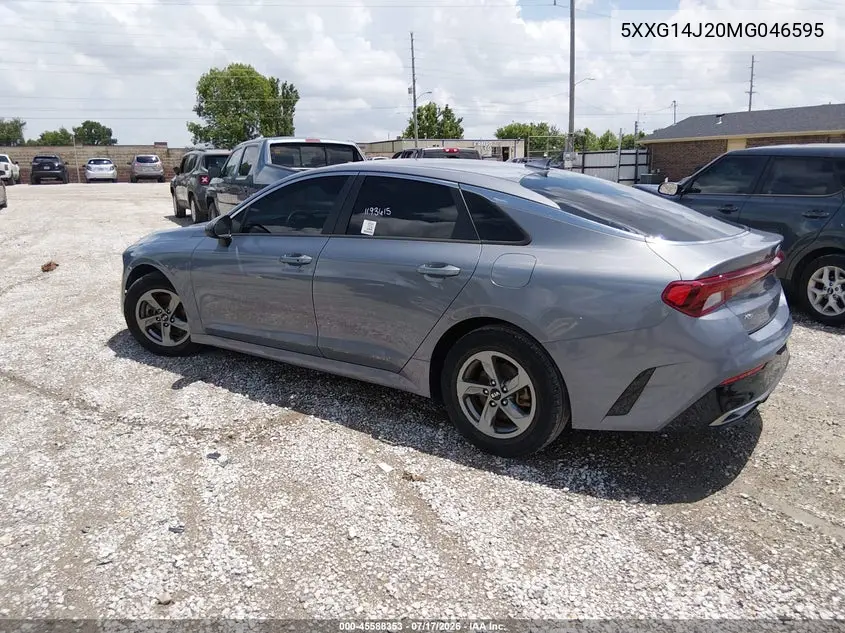 2021 Kia K5 Lxs VIN: 5XXG14J20MG046595 Lot: 45588353