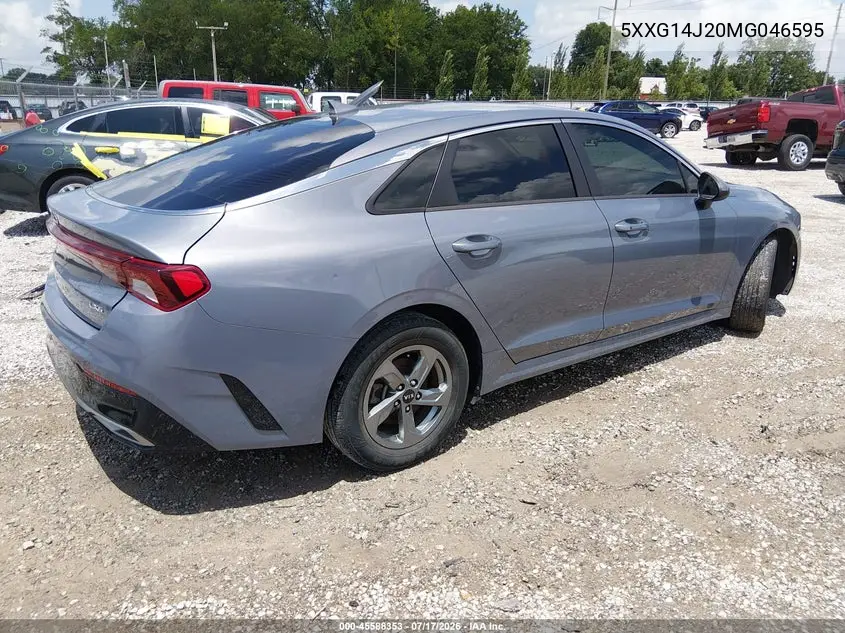 2021 Kia K5 Lxs VIN: 5XXG14J20MG046595 Lot: 45588353