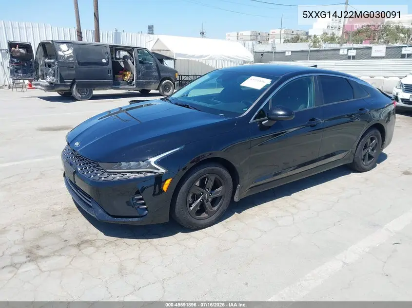 2021 Kia K5 Lxs VIN: 5XXG14J22MG030091 Lot: 45591896