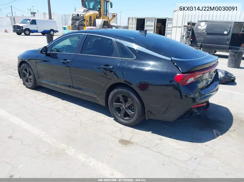 2021 Kia K5 Lxs VIN: 5XXG14J22MG030091 Lot: 45591896