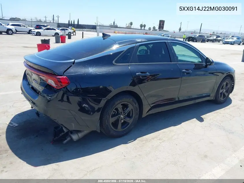 2021 Kia K5 Lxs VIN: 5XXG14J22MG030091 Lot: 45591896