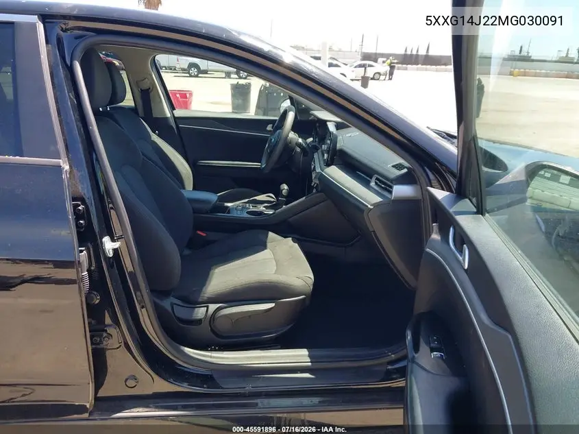 2021 Kia K5 Lxs VIN: 5XXG14J22MG030091 Lot: 45591896