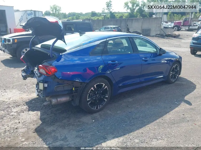 2021 Kia K5 Gt-Line VIN: 5XXG64J22MG047944 Lot: 45598728