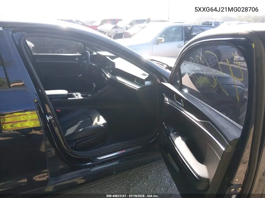 2021 Kia K5 Gt-Line VIN: 5XXG64J21MG028706 Lot: 45623151