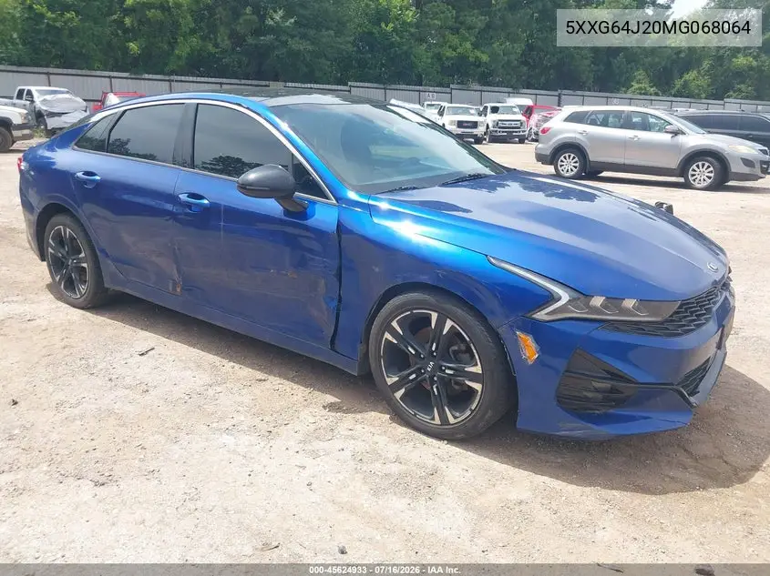 2021 Kia K5 Gt-Line VIN: 5XXG64J20MG068064 Lot: 45624933