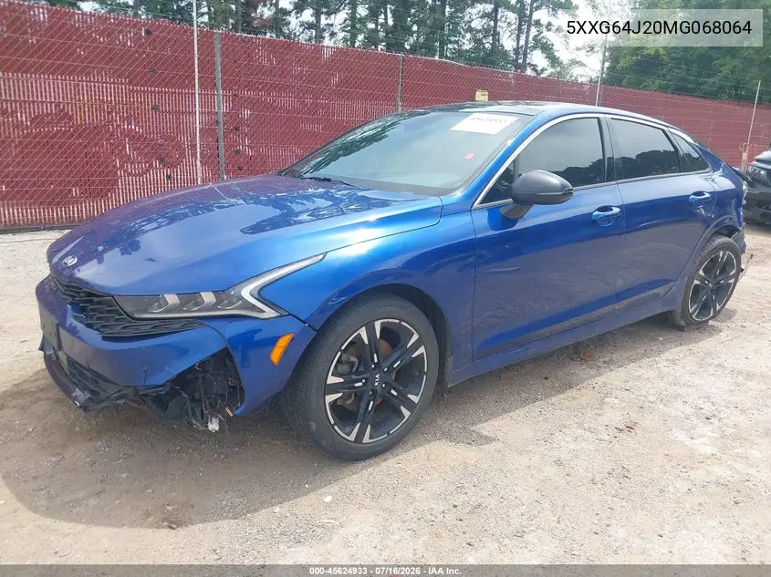 2021 Kia K5 Gt-Line VIN: 5XXG64J20MG068064 Lot: 45624933