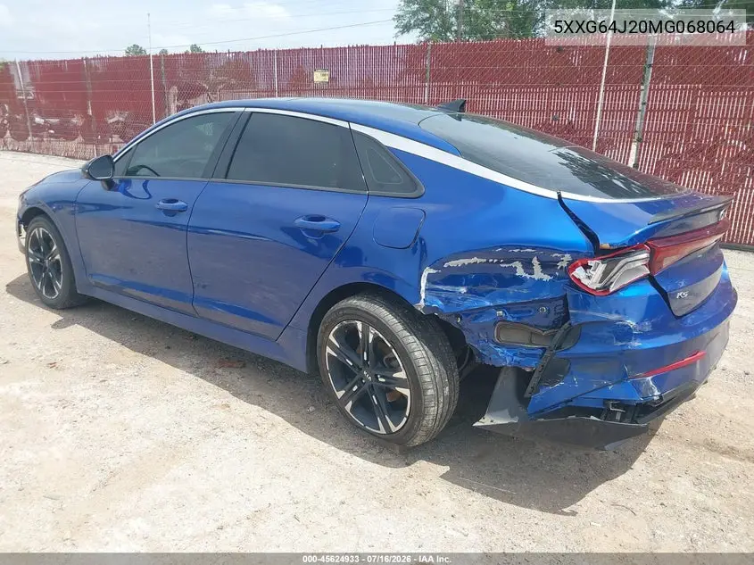 2021 Kia K5 Gt-Line VIN: 5XXG64J20MG068064 Lot: 45624933