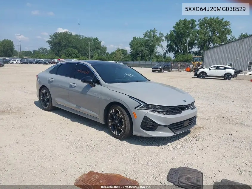 2021 Kia K5 Gt-Line VIN: 5XXG64J20MG038529 Lot: 45631652