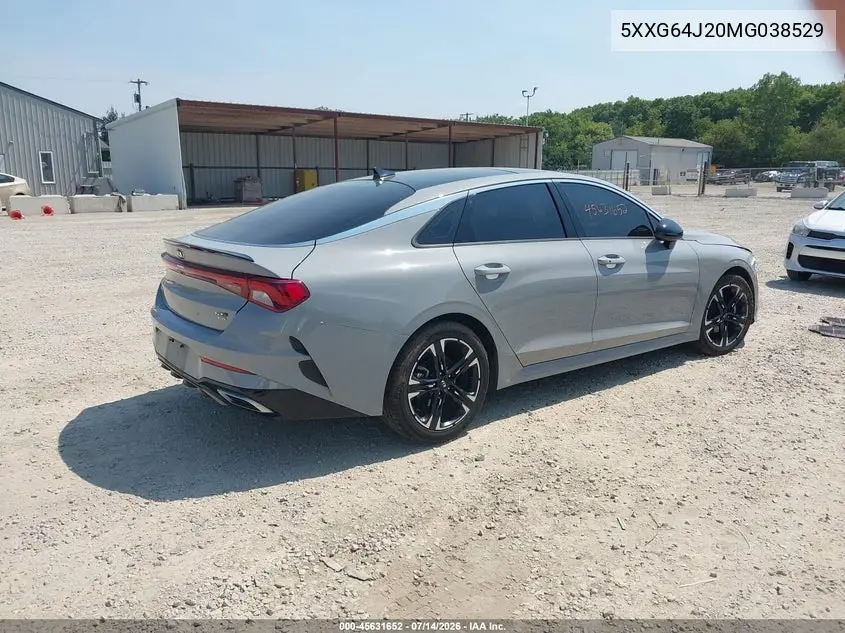 2021 Kia K5 Gt-Line VIN: 5XXG64J20MG038529 Lot: 45631652