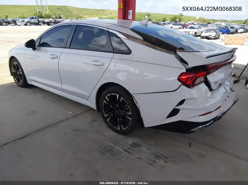 2021 Kia K5 Gt-Line VIN: 5XXG64J22MG068308 Lot: 45650429