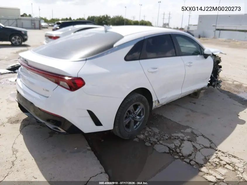 2021 Kia K5 Lxs VIN: 5XXG14J22MG020273 Lot: 45660918