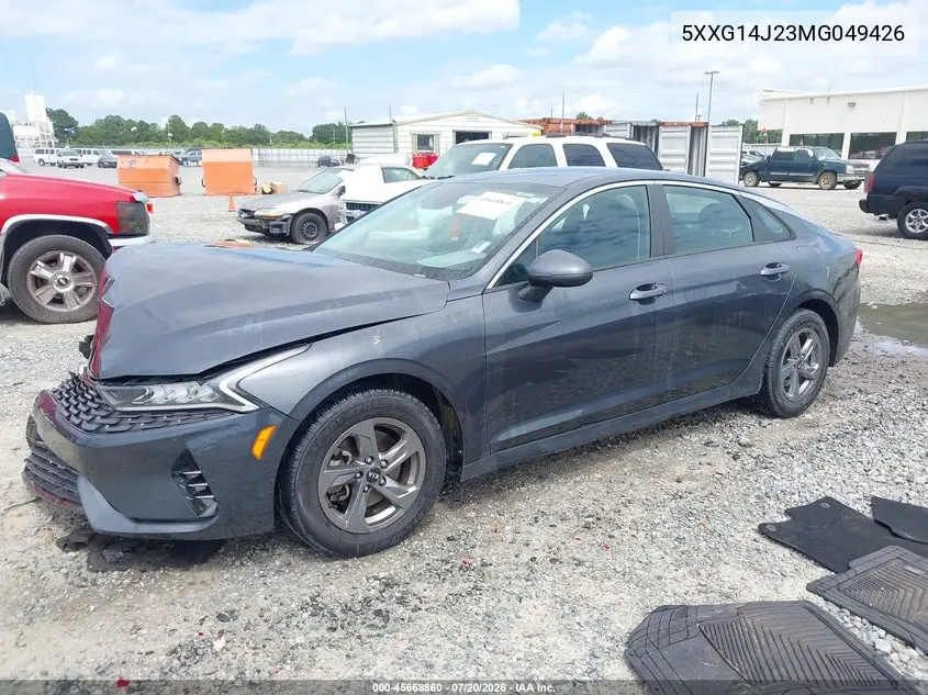 2021 Kia K5 Lxs VIN: 5XXG14J23MG049426 Lot: 45668860