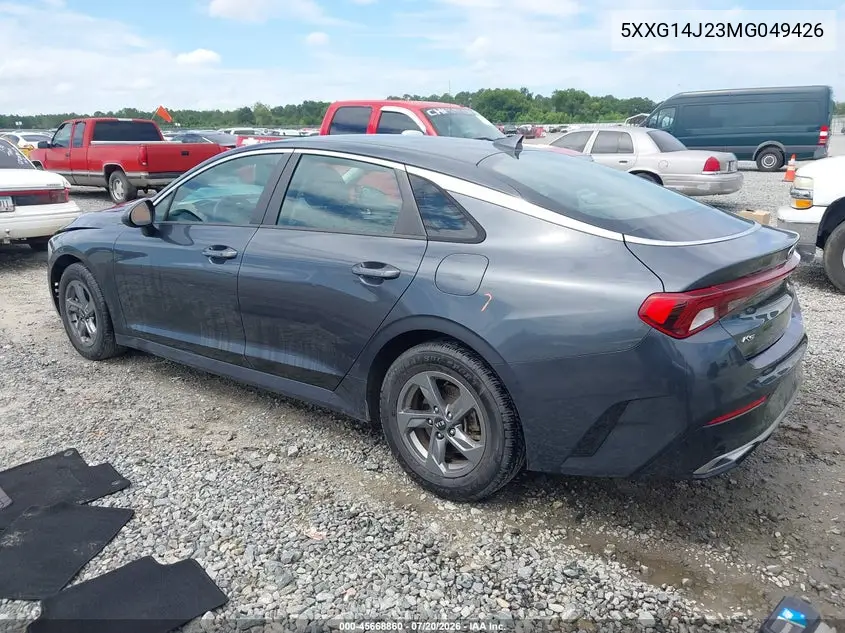 2021 Kia K5 Lxs VIN: 5XXG14J23MG049426 Lot: 45668860