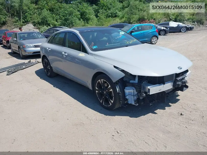 2021 Kia K5 Gt-Line VIN: 5XXG64J26MG015109 Lot: 45669604