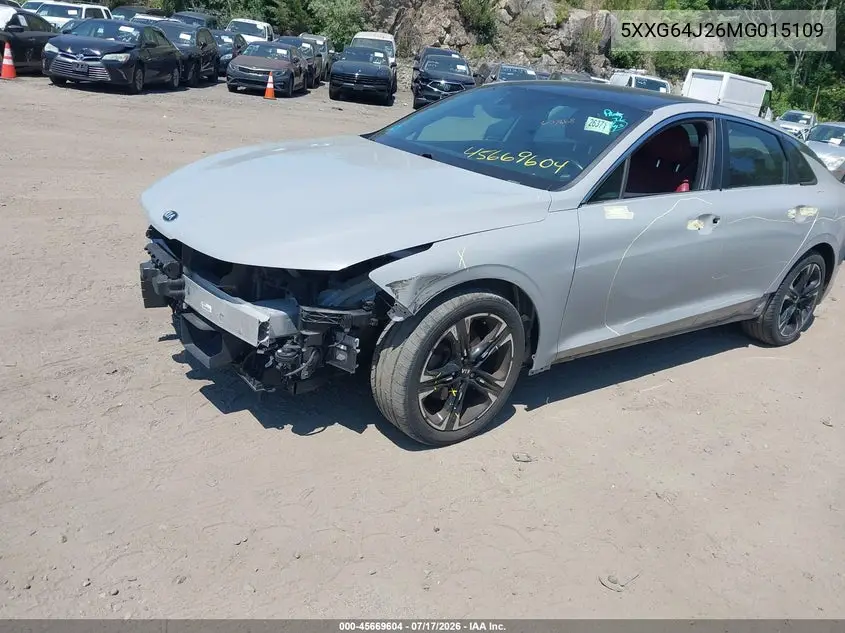 2021 Kia K5 Gt-Line VIN: 5XXG64J26MG015109 Lot: 45669604